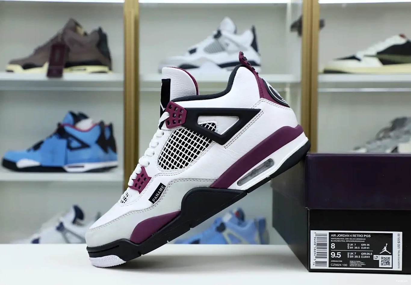 RETRO SAINT-GERMAIN AIR PARIS 4 JORDAN JORDAN 'BORDEAUX' AIR X 0703